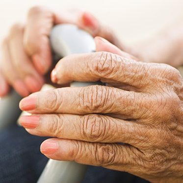 old woman hands